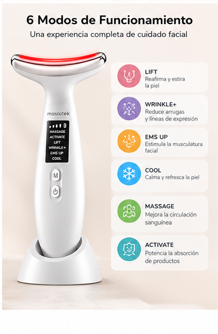 DEMONIX - Masajeador Facial Eléctrico