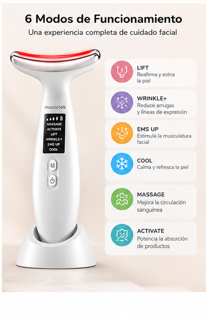 DEMONIX - Masajeador Facial Eléctrico
